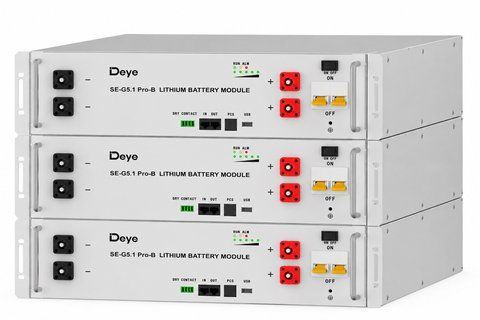 Комплект акумуляторних батарей Deye SE-G5.1 Pro-B LiFePO4 51.2V 15.36kwh 1486067 фото